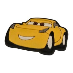 CARS Cruz Ramirez  Croc Shoe Charms | Fun Jibbitz Style Disney Cartoon Yellow